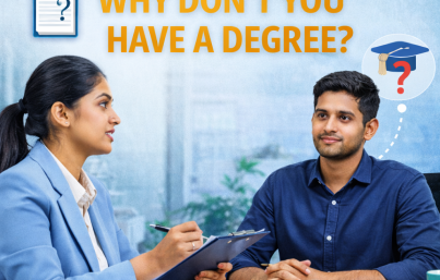 Interview Question: Why Dont You Have a Degree?